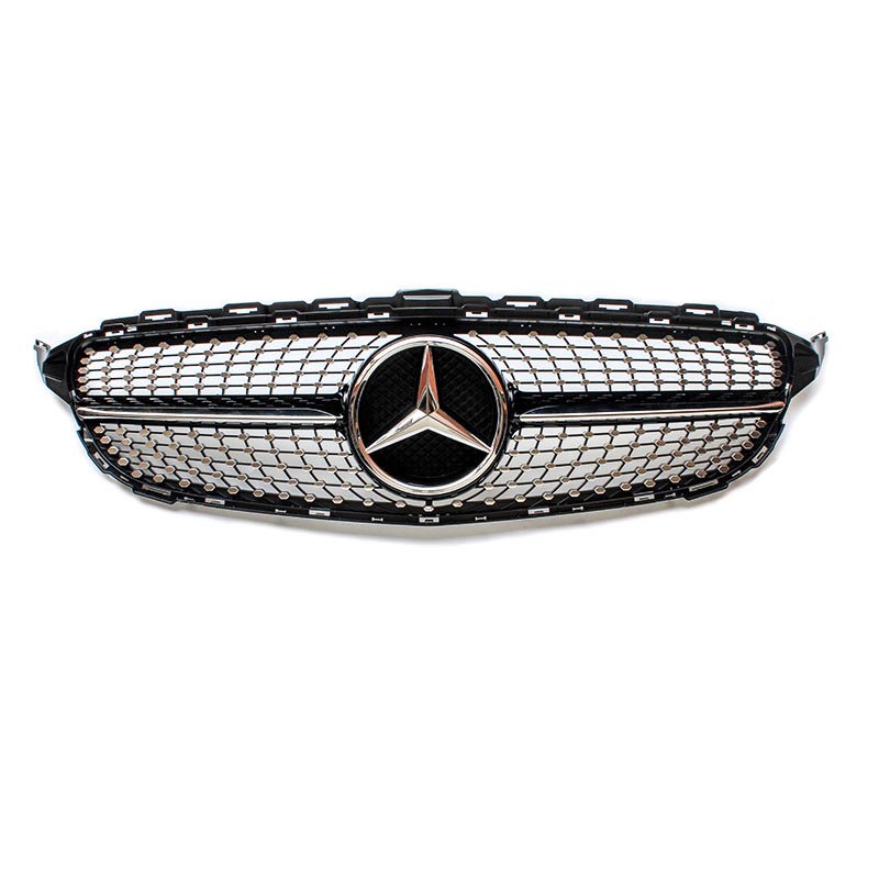 Modified Grilles For Mercedes C Class W205 Diamond Year 2014-2018