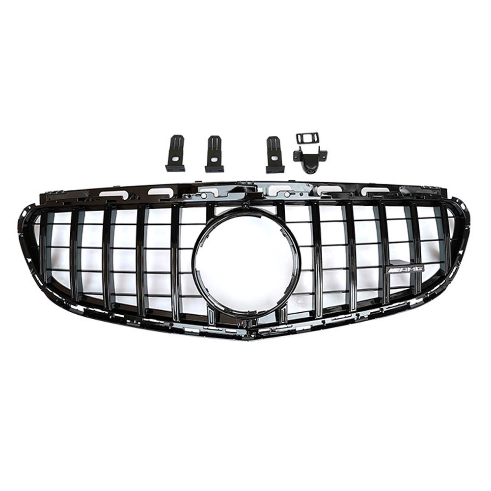 Modified Front Grilles Fit For Mercedes Benz E Class W212 GTR E260 E300 AMG Style Year 2014-2015